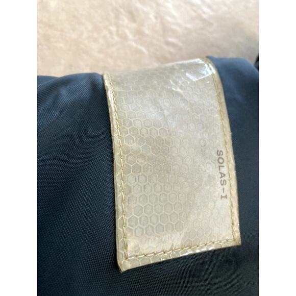 Mustang Survival Jacket Mens Large Navy MC1504 Floatation Coat Aid Type III PFD - Picture 10 of 16